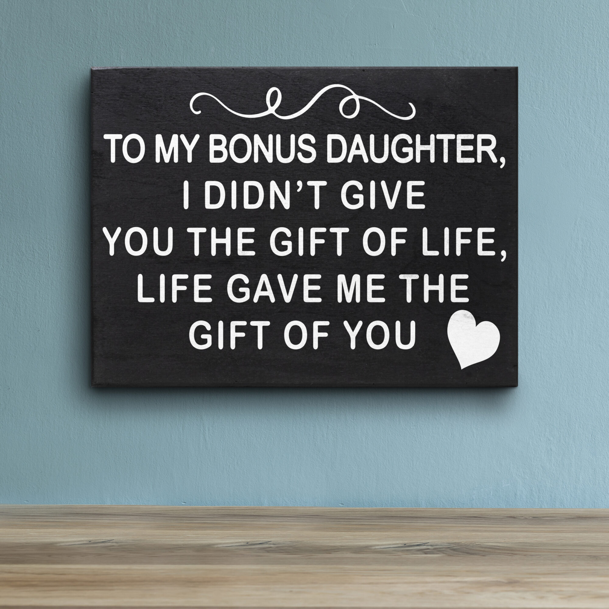 JennyGems Mom Gifts, Having Me As a Daughter is Only Gift You Need Wooden  Sign