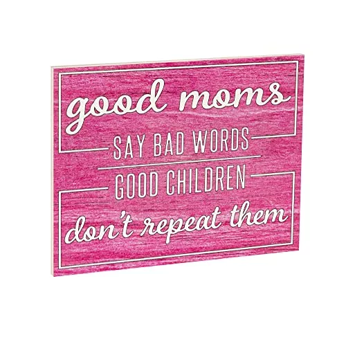 JennyGems Mom Gifts, Having Me As a Daughter is Only Gift You Need Wooden  Sign