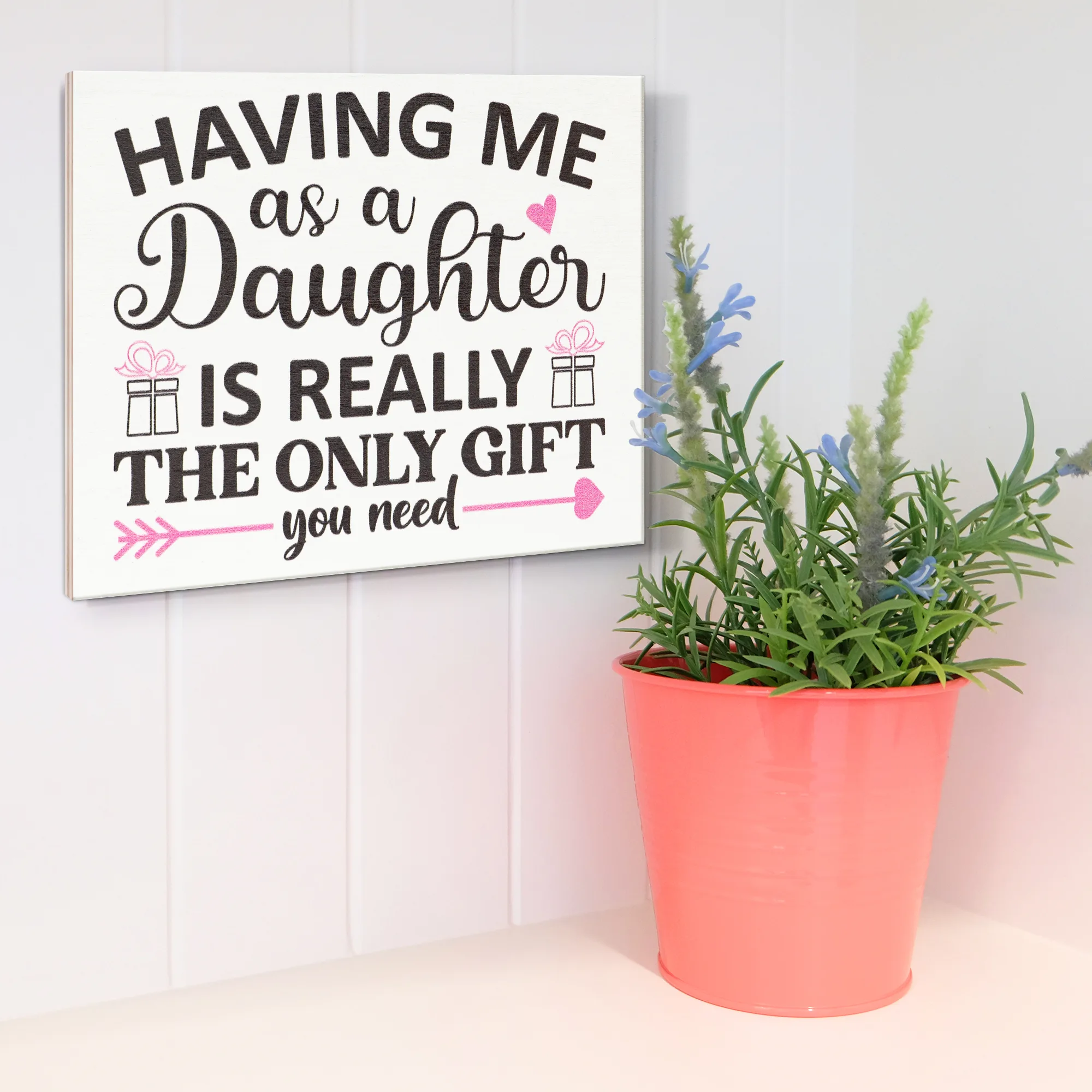 Having Me As A Daughter Is Really The Only Gift You Need Greeting Card –  The Cult of Print